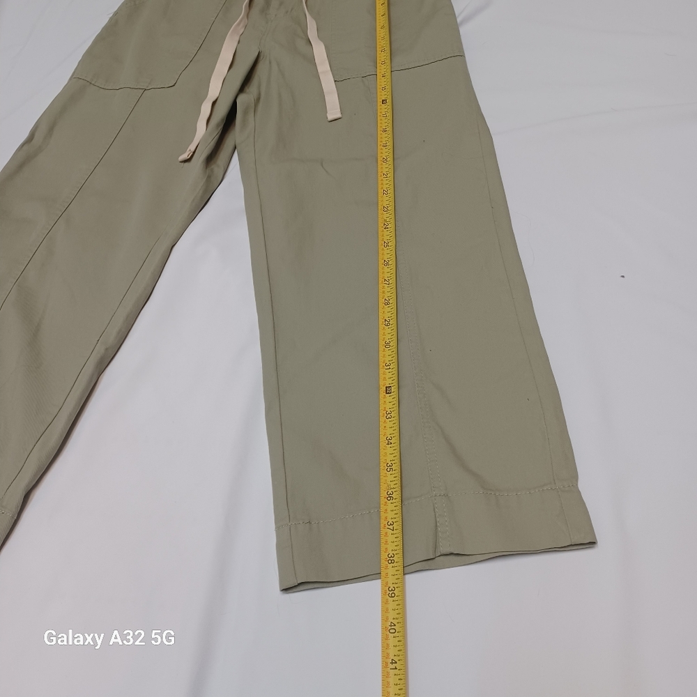 Kensie Women Size 10/30 Olive Green Drawstring Pants - Picture 12 of 17